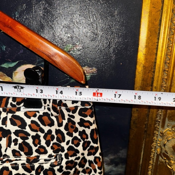 Scotch & Soda Brown Leopard Print Slim Chino Women’s Casual Pants Size 31/32 - Picture 4 of 7